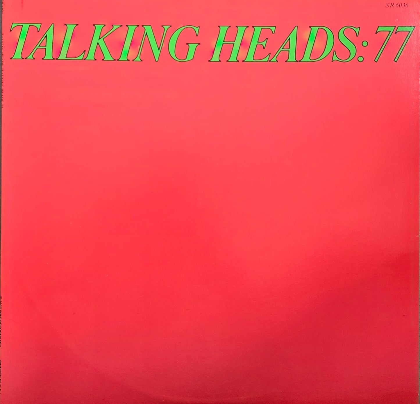 Talking Heads – Talking Heads: 77