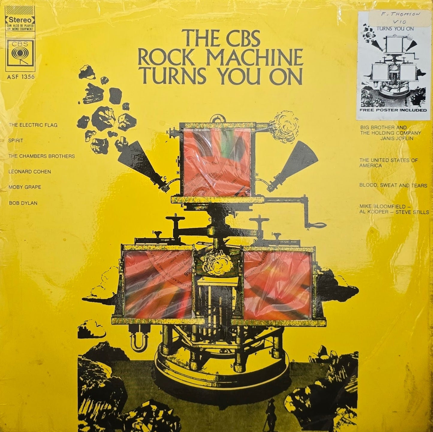 Various – The CBS Rock Machine Turns You On