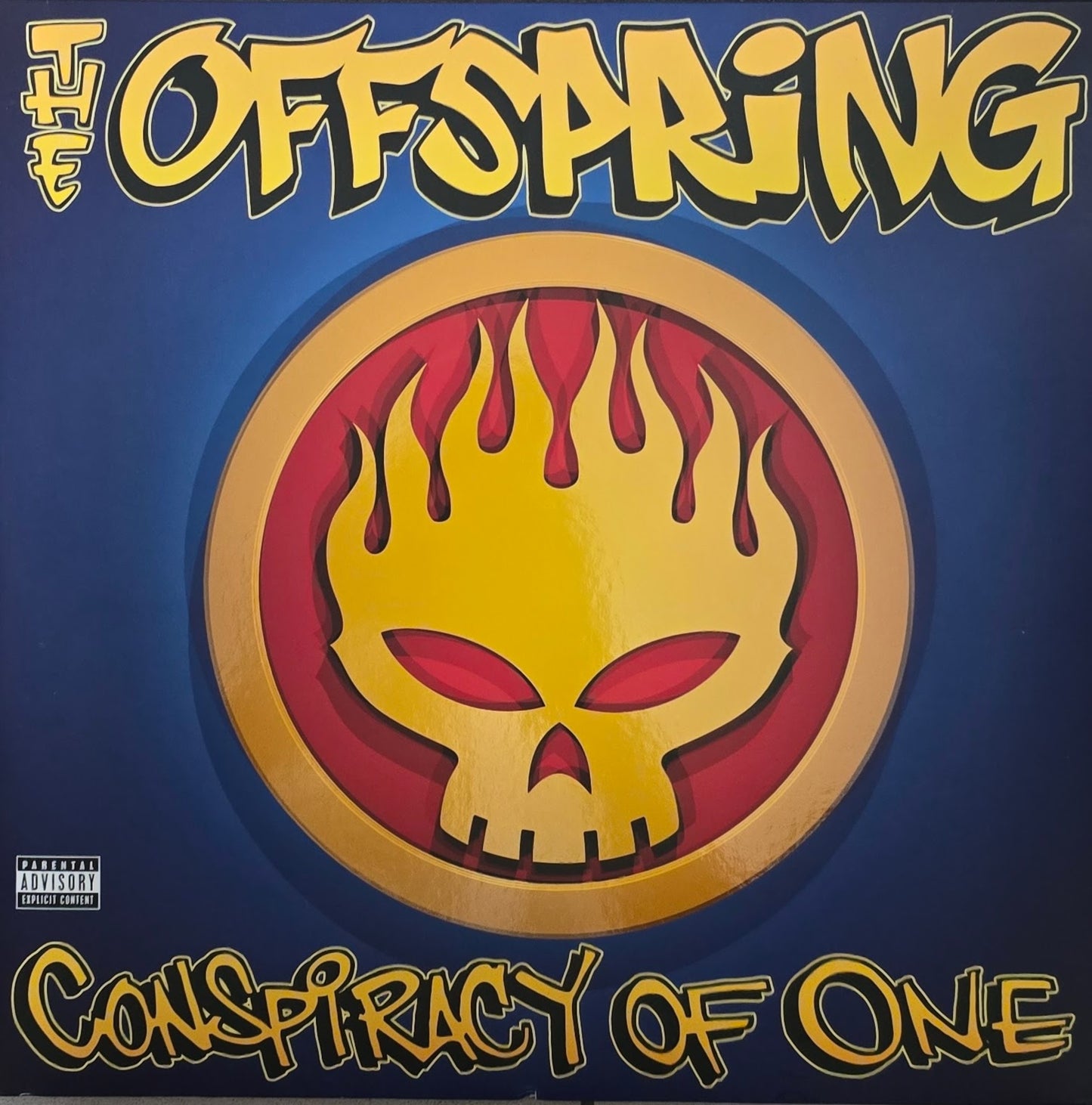 The Offspring – Conspiracy Of One Yellow Transparent With Red Splatter (20th Anniversary Edition)