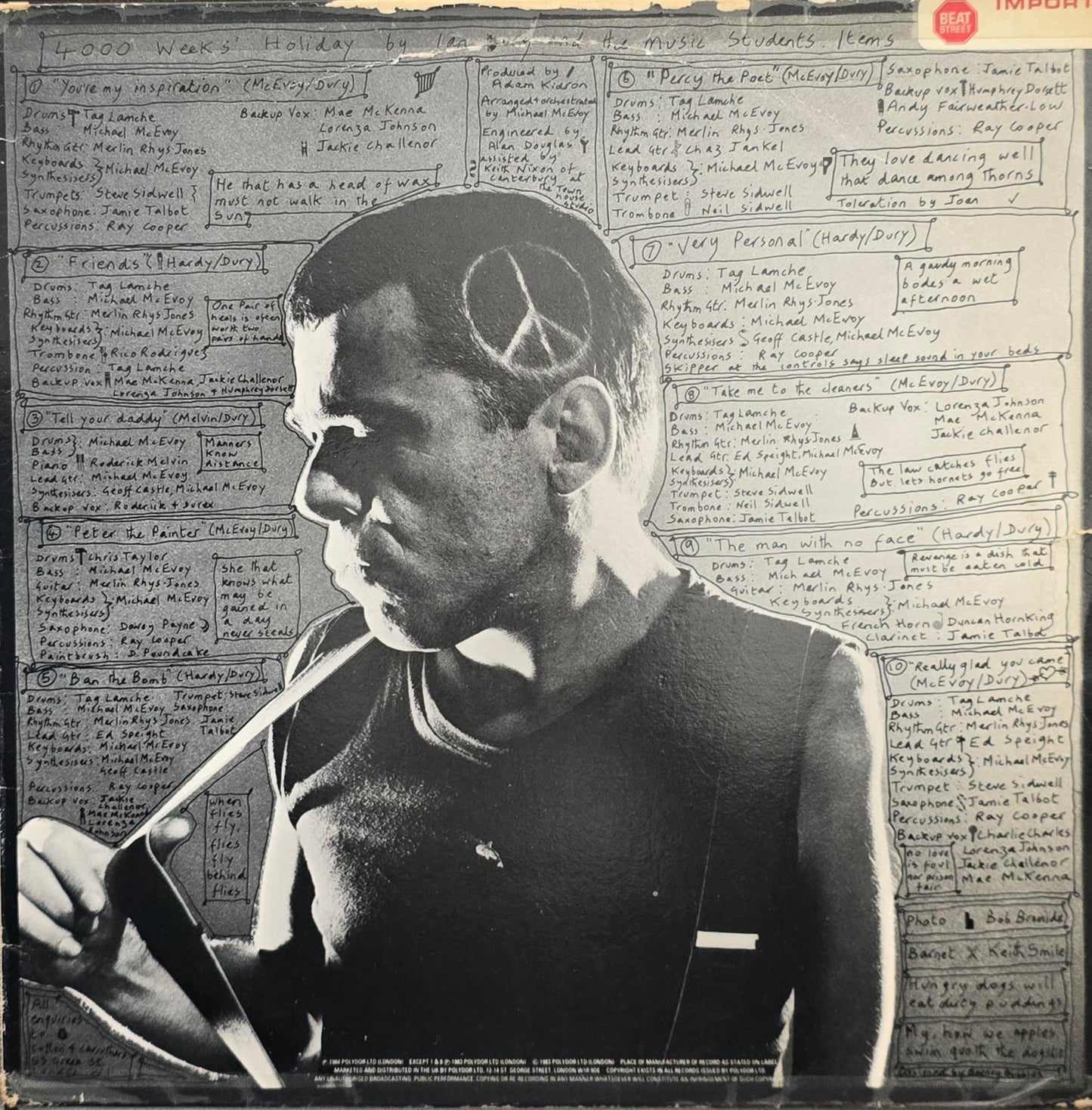 Ian Dury And The Music Students – 4000 Weeks' Holiday