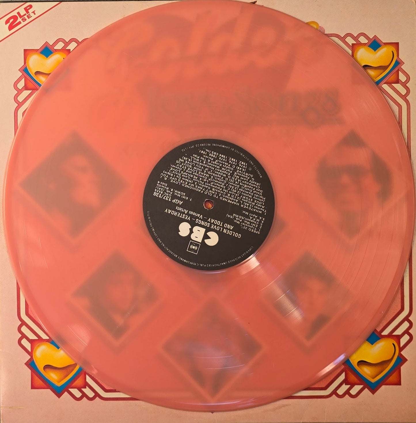 Various – Golden Love Songs Yesterday & Today (Pink Vinyl Records)