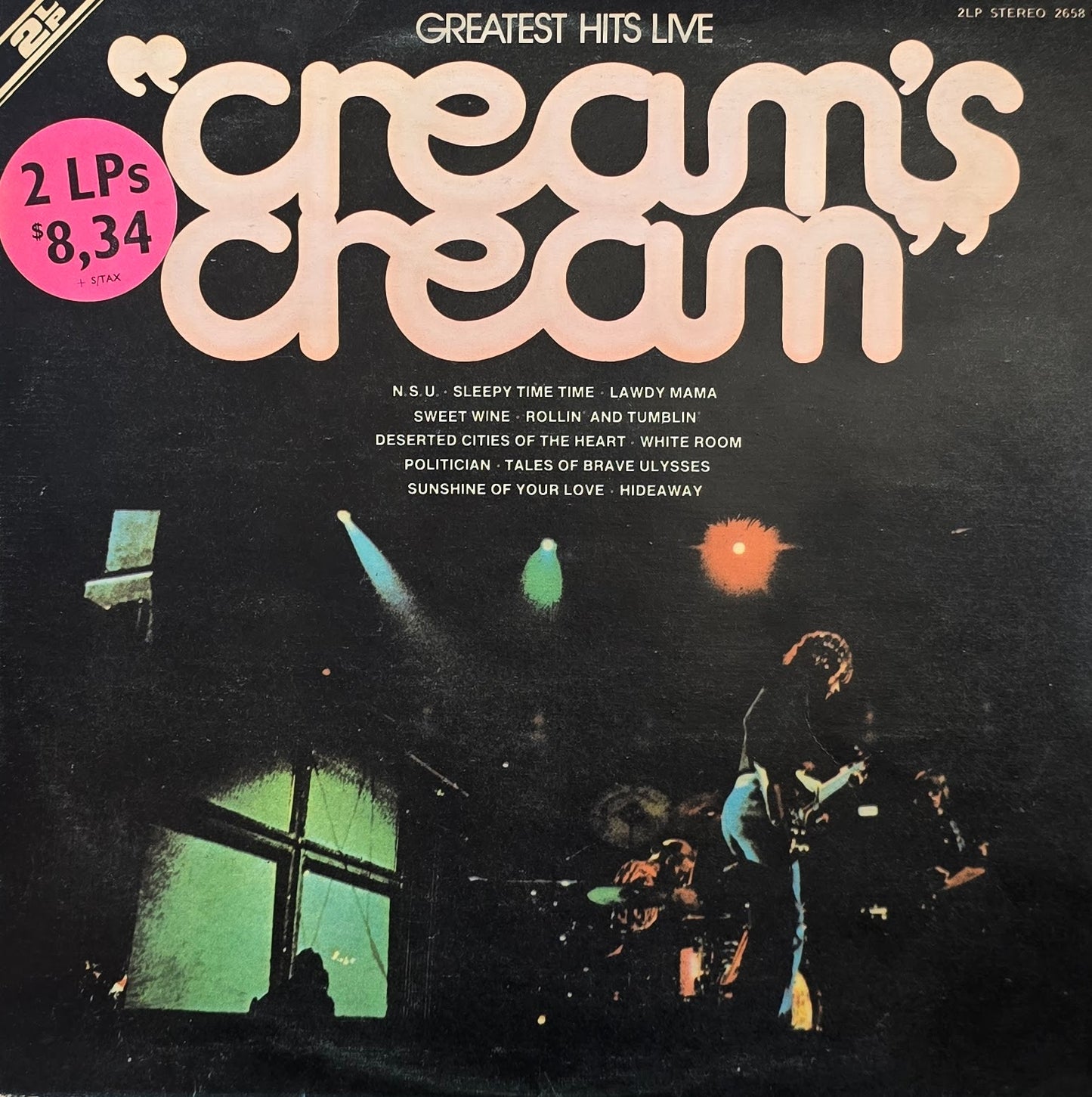 Cream – Cream's Cream Greatest Hits Live (Rhodesia)