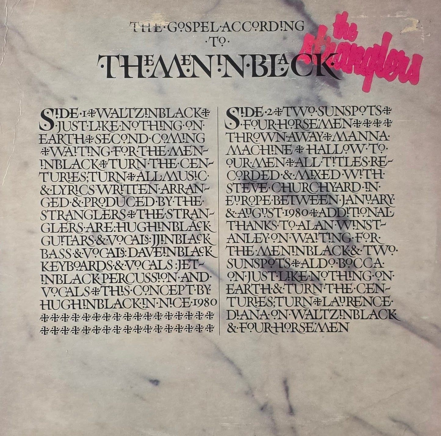 The Stranglers – The Gospel According To The Meninblack