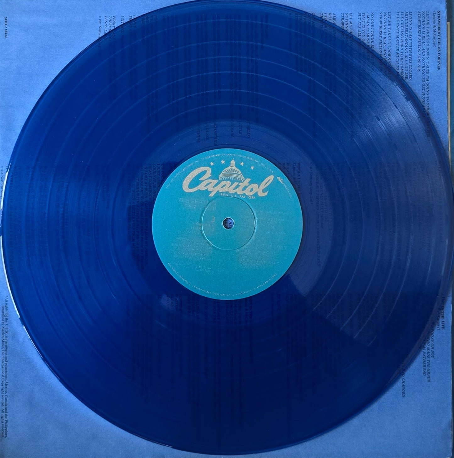 The Beatles – 1967-1970 (Blue Transparent Vinyl Records)