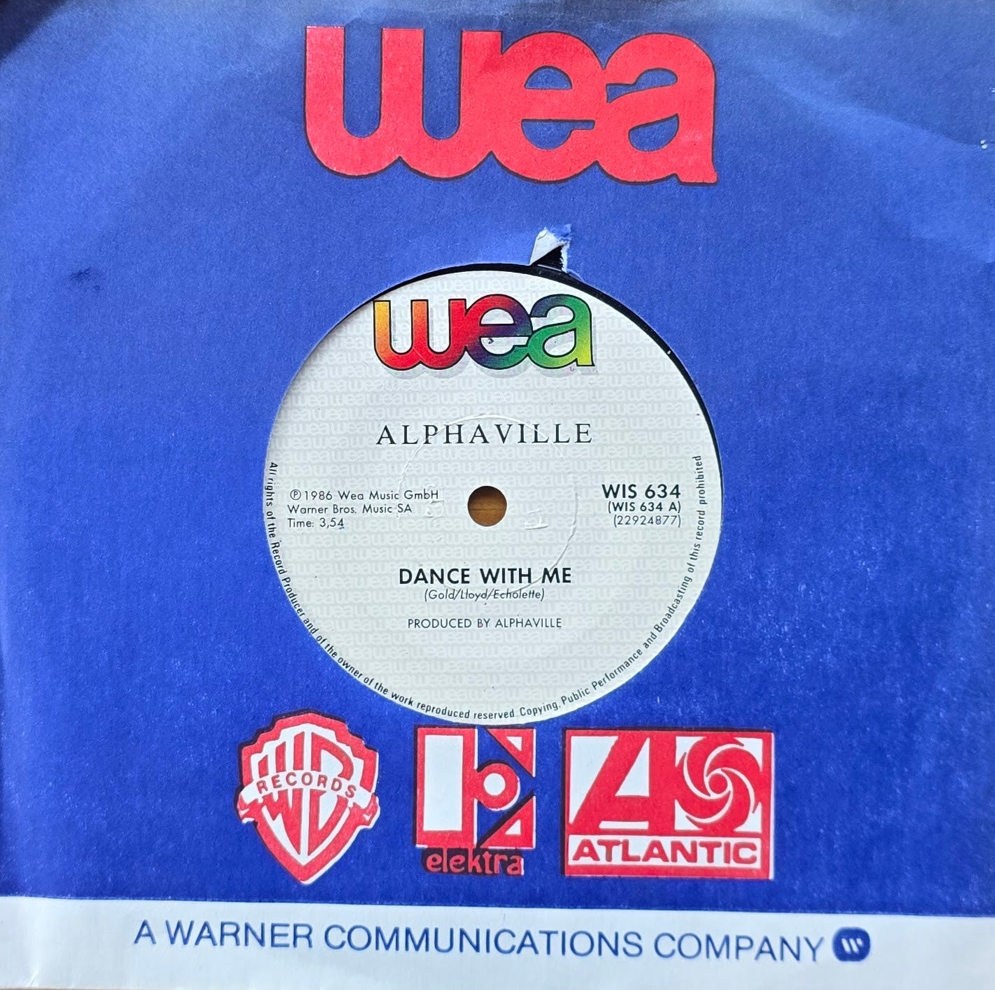Alphaville – Dance With Me (7" Single)