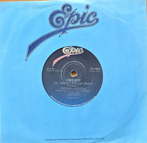 Michael Jackson – Don't Stop 'Til You Get Enough (7" Single)