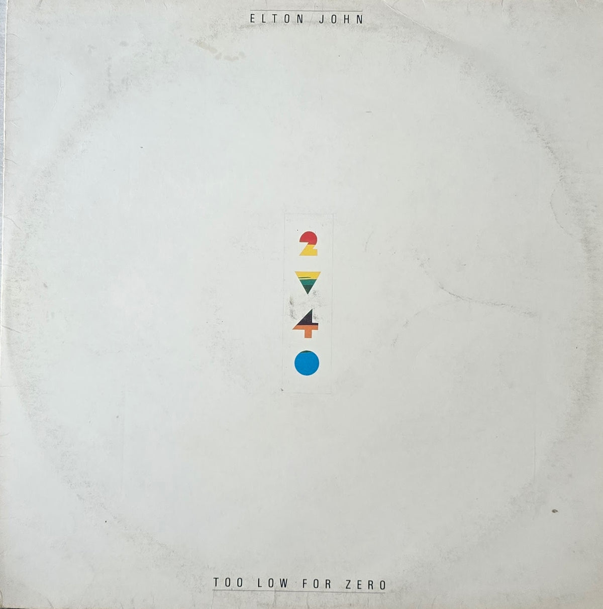 Elton John – Too Low For Zero