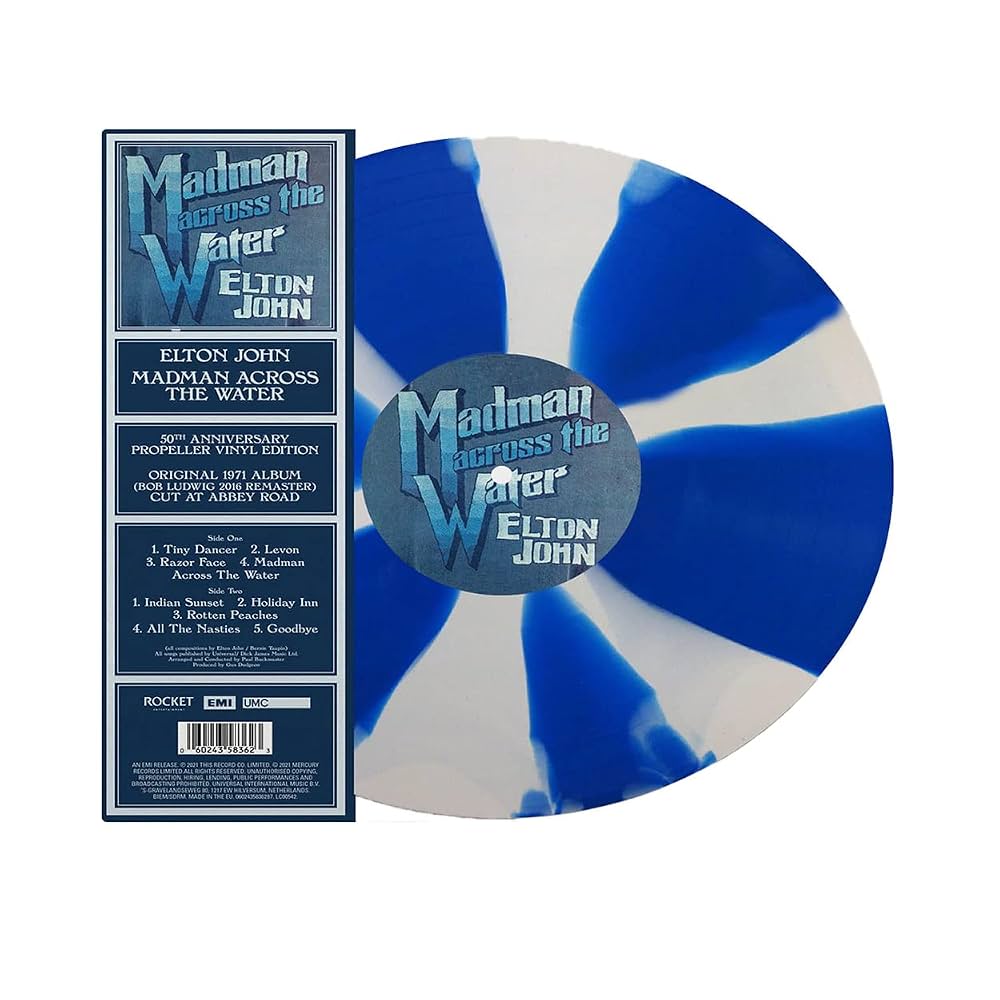 Elton John – Madman Across The Water (Blue Splatter)