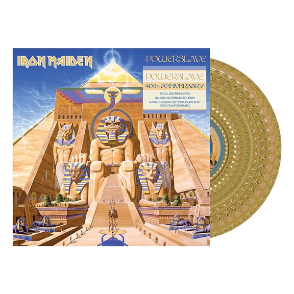 Iron Maiden - Powerslave 40th Anniversary Zootrope Vinyl Record
