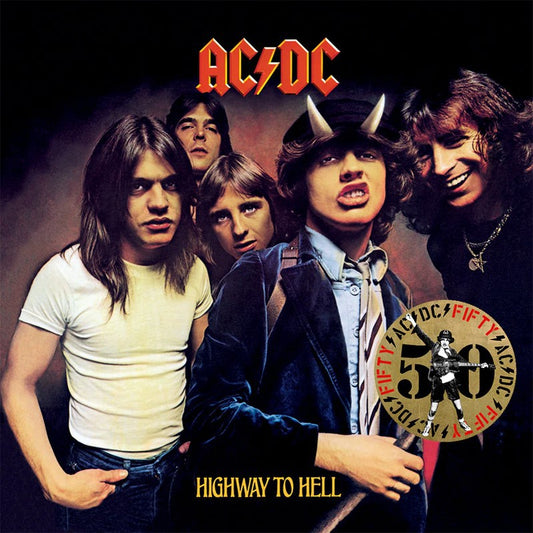 AC/DC -Gold Vinyl Highway to Hell (50TH ANNIVERSARY)
