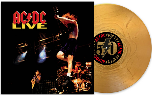 AC/DC – Live (50th Anniversary Gold Vinyl Record)