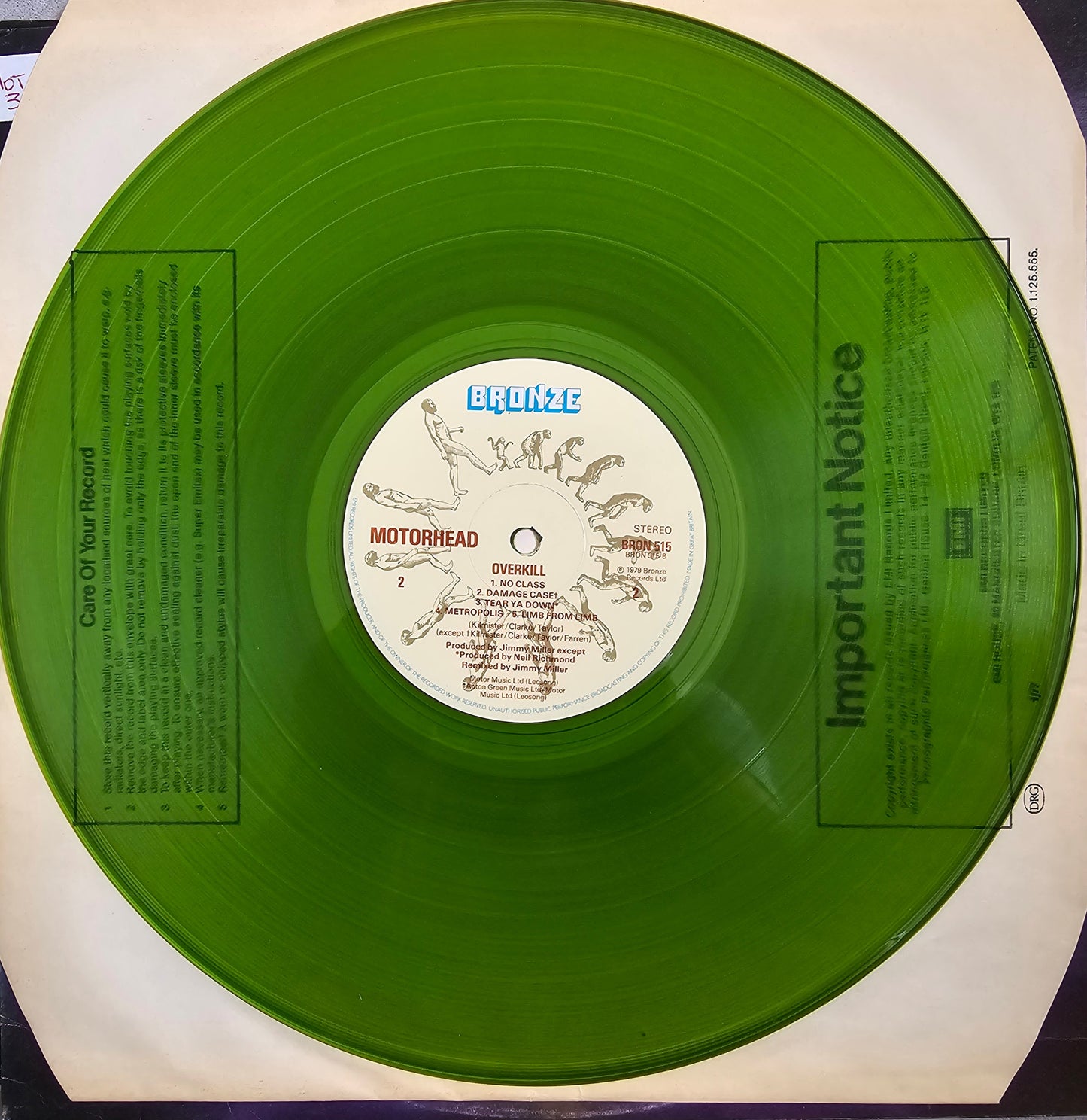 Motörhead – Overkill (Green Vinyl)