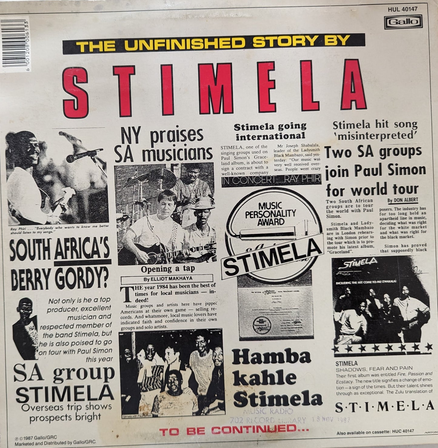 Stimela – Unfinished Story