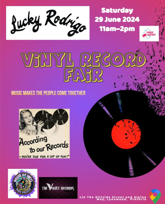 Catch us at Lucky Rodrigo on Saturday, 29 June