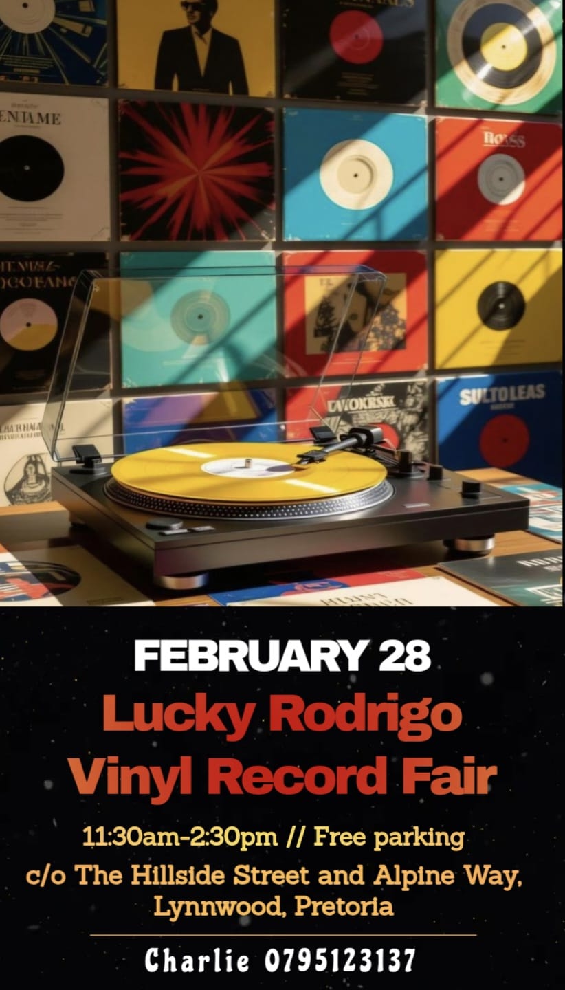 Lucky Rodrigo Record Fair -  Saturday 28 February