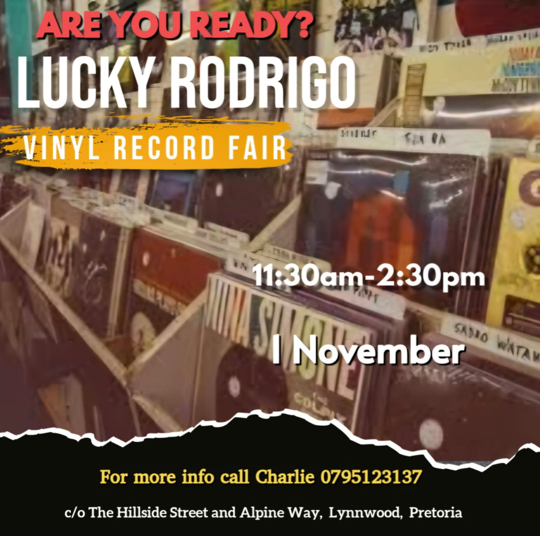 Lucky Rodrigo Vinyl Record Fair -  1 November
