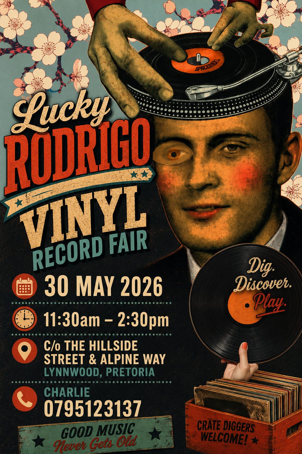 Lucky Rodrigo Vinyl Record Fai -  Saturday 30 May