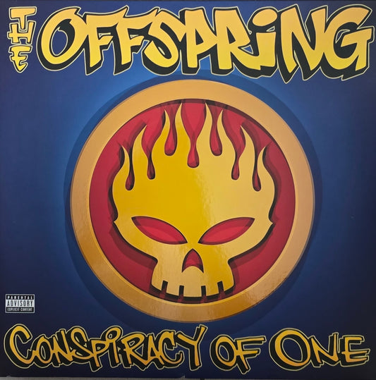 The Offspring – Conspiracy Of One Yellow Transparent With Red Splatter (20th Anniversary Edition)