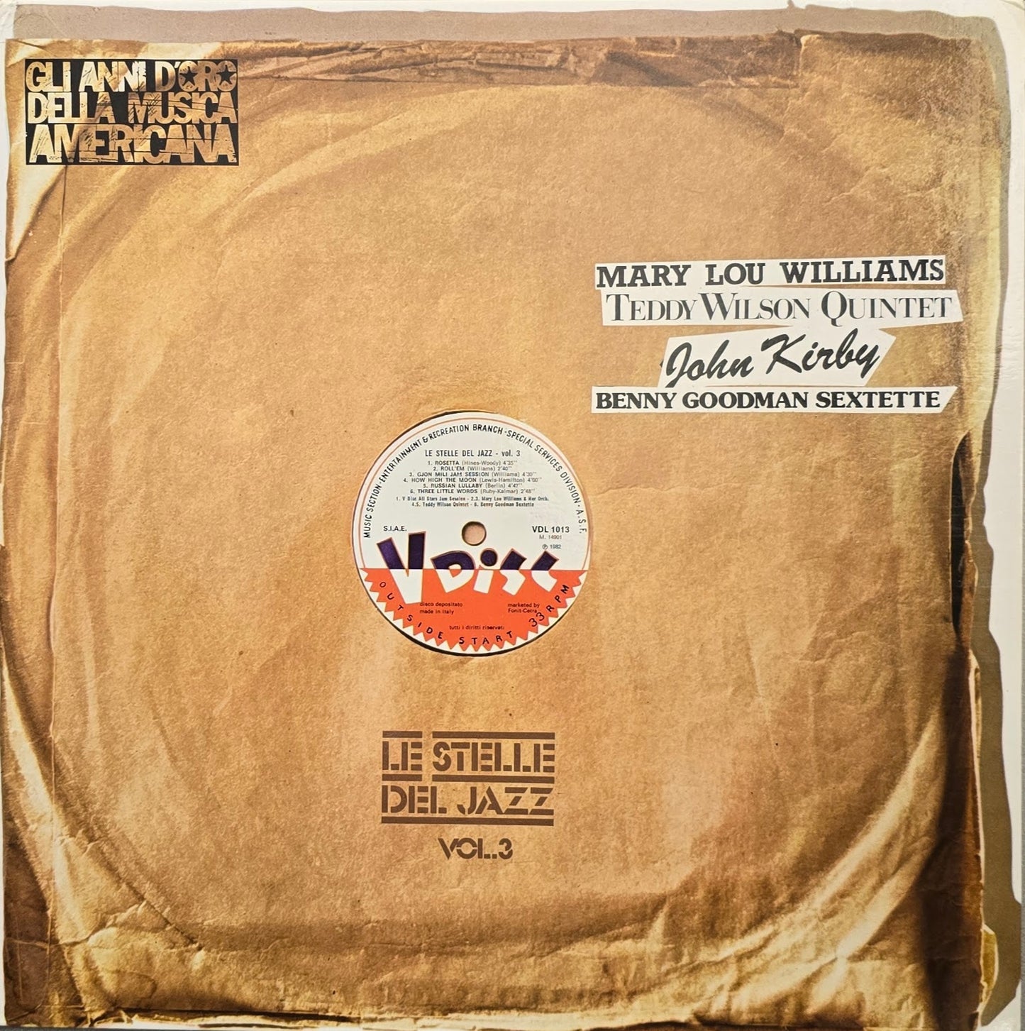 Mary Lou Williams / Teddy Wilson Quintet / John Kirby / Benny Goodman Sextette – Le Stelle Del Jazz Vol. 3