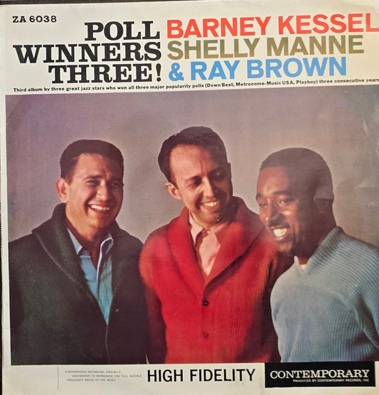 Barney Kessel, Shelly Manne & Ray Brown – Poll Winners Three!