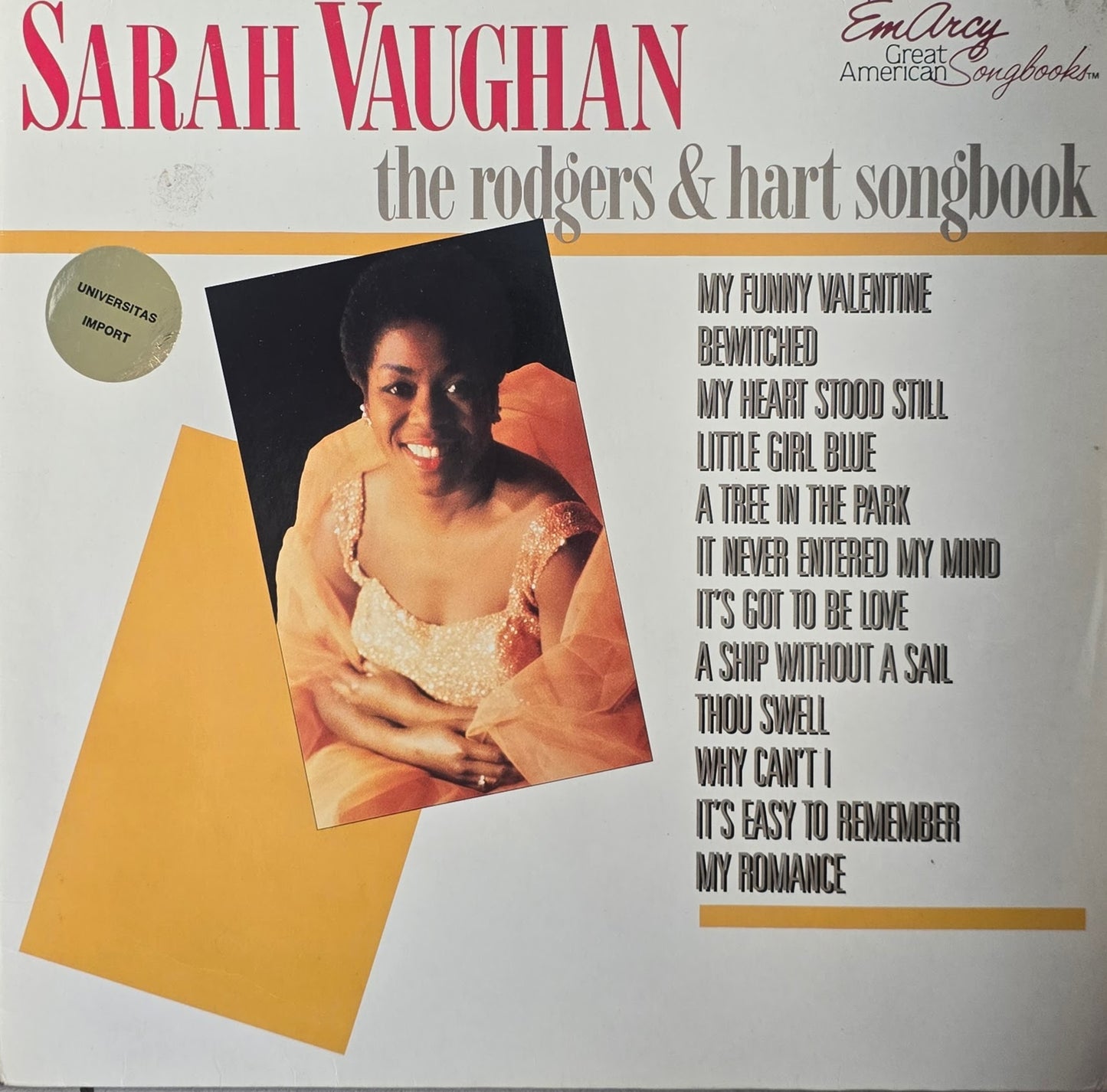 Sarah Vaughan – The Rodgers & Hart Songbook