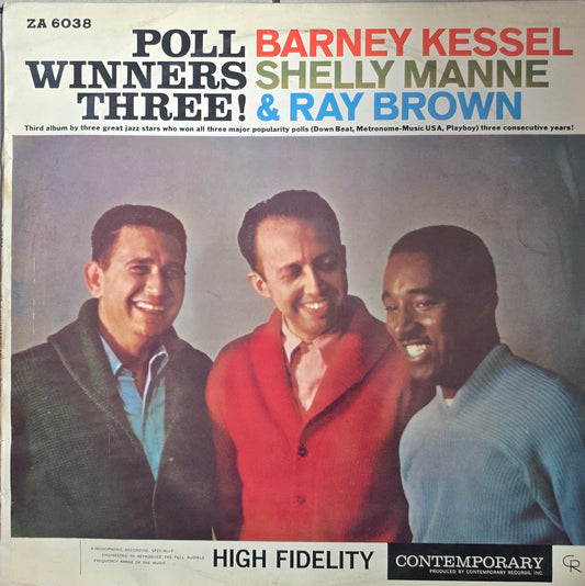 Barney Kessel, Shelly Manne & Ray Brown – Poll Winners Three!