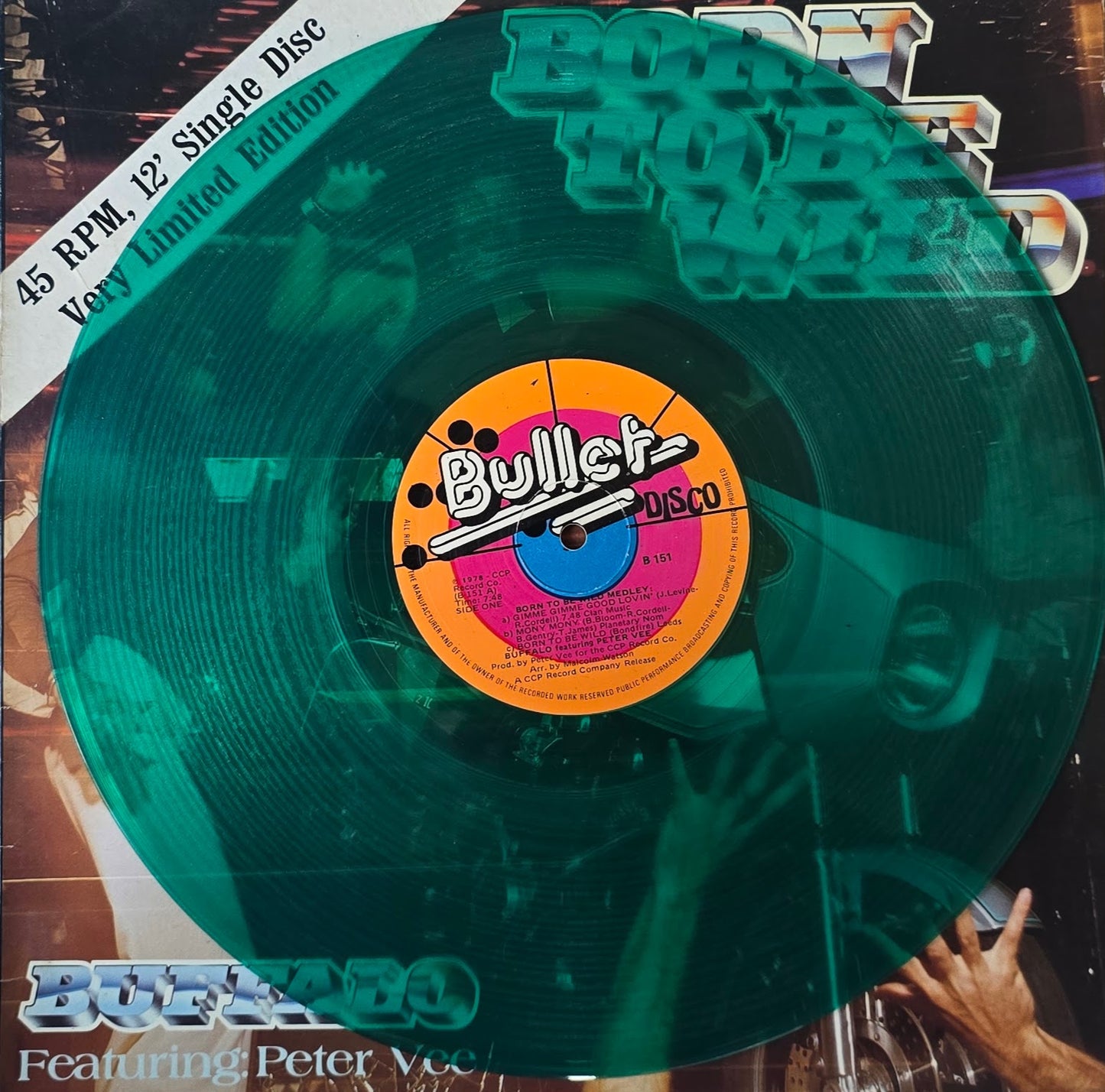 Buffalo – Born To Be Wild Medley (Green Vinyl Record)