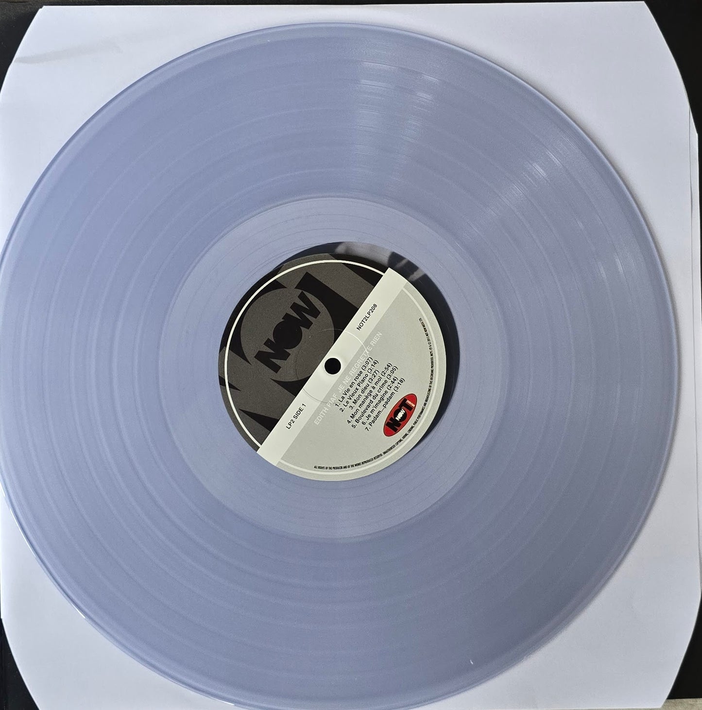Edith Piaf – Je Ne Regrette Rien (Clear Vinyl Records)