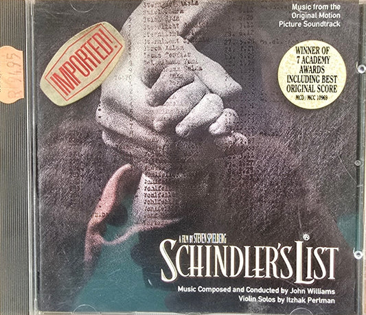 John Williams – Schindler's List (Music From The Original Motion Picture Soundtrack) (CD)