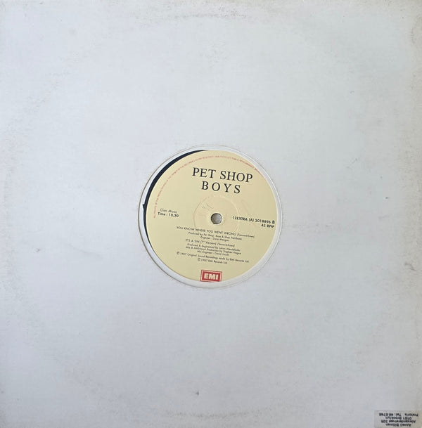 Pet Shop Boys – It's A Sin (Disco Mix)