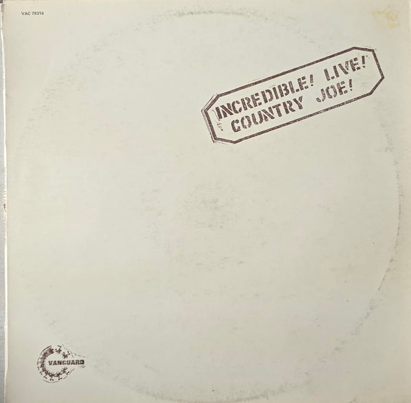 Country Joe McDonald – Incredible ! Live !