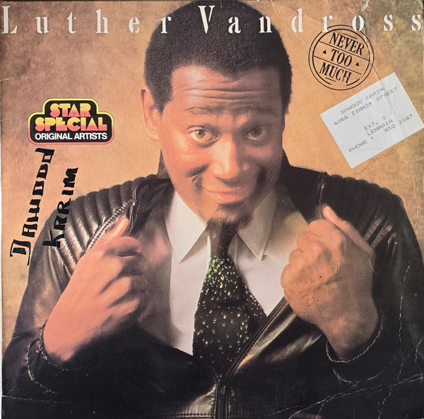 Luther Vandross – Never Too Much