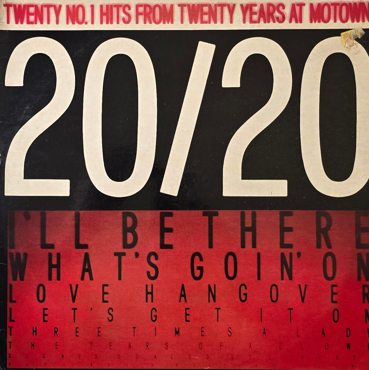Various – 20/20 Twenty No.1 Hits From Twenty Years At Motown