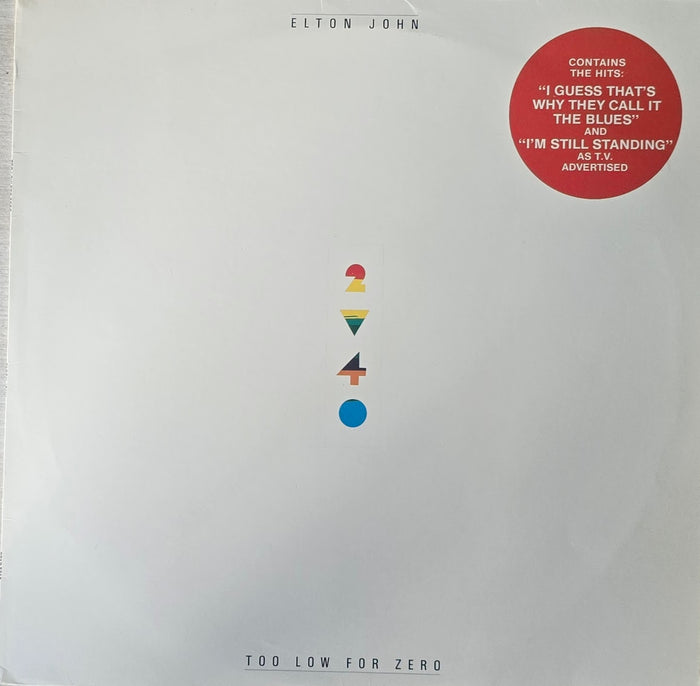 Elton John – Too Low For Zero