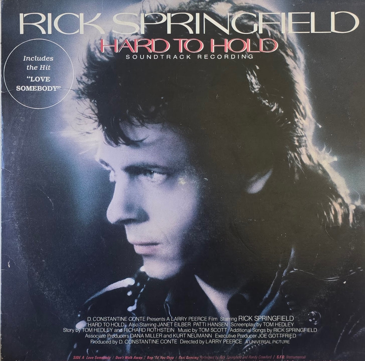 Rick Springfield – Hard To Hold - Soundtrack Recording