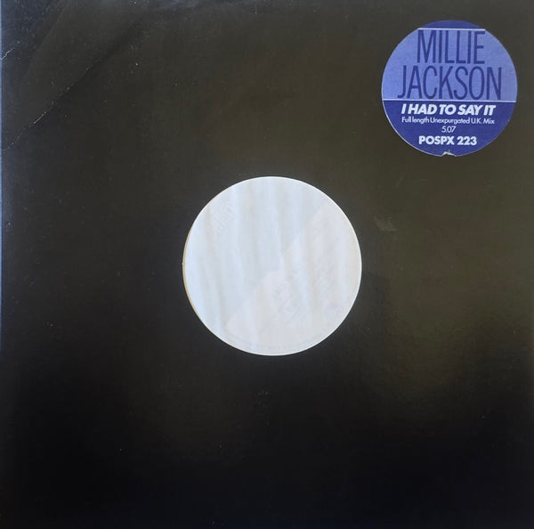 Millie Jackson – I Had To Say It / I Ain't No Glory Story