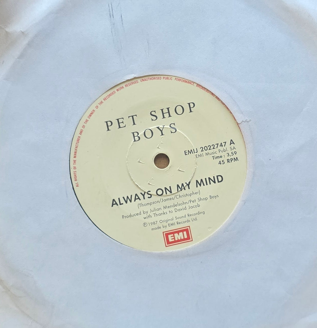Pet Shop Boys – Always On My Mind