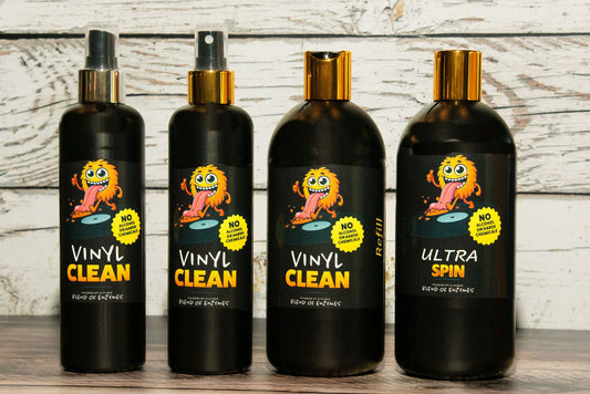 Vinyl Clean Normal Strength Enzyme Cleaner - 500ml Ultra Spin for Sonic Cleaners