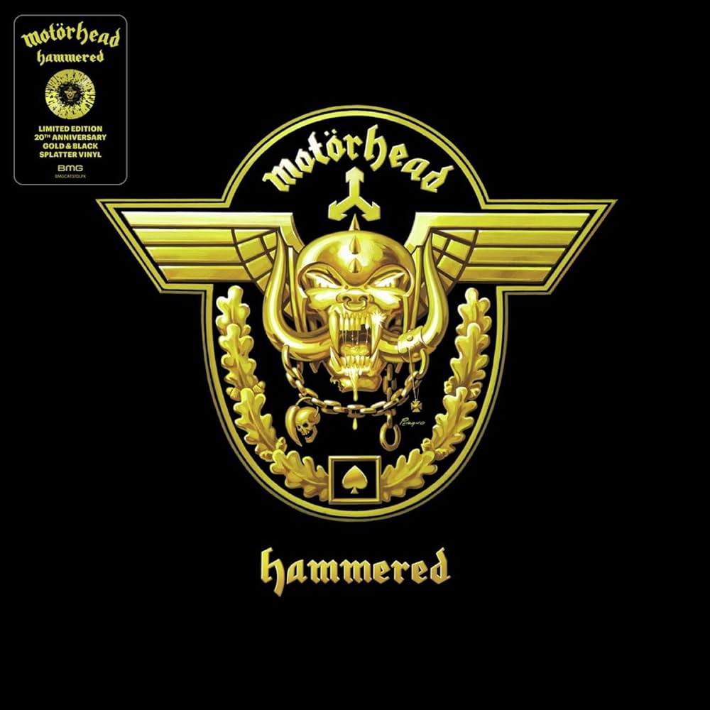 Motörhead – Hammered (Yellow and Black Splatter Vinyl)