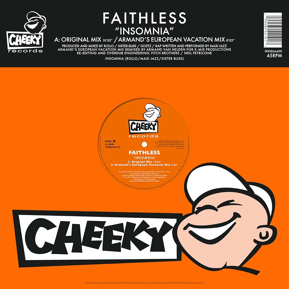 Faithless – Insomnia 30th Anniversaty (Orange)