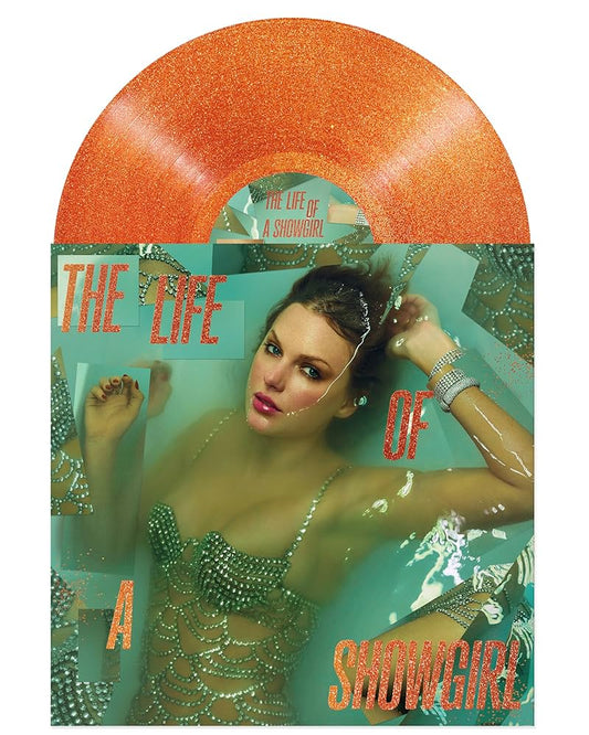 Taylor Swift - The Life of a Showgirl (PORTOFINO ORANGE GLITTER VINYL)