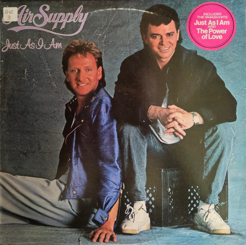 Kenneth Rarick Air Supply – Just As I Am – Vinyl Legend