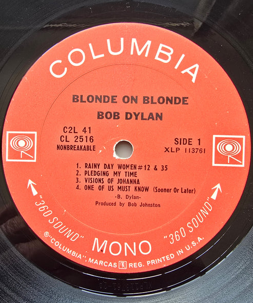 Bob Dylan – Blonde On Blonde (US First Press) – Vinyl Legend
