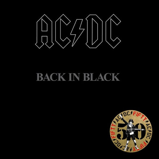 AC/DC - Gold Vinyl - Back In Black (50TH ANNIVERSARY)