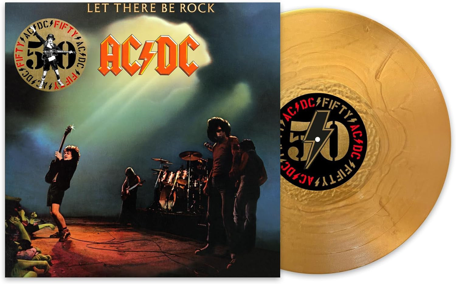 AC/DC – Let There Be Rock (50th Anniversary Gold Vinyl) – Vinyl Legend