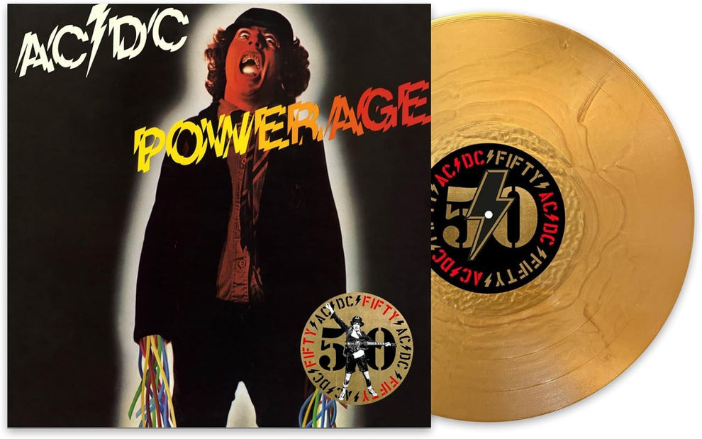 AC/DC - Gold Vinyl Powerage (50TH ANNIVERSARY) – Vinyl Legend
