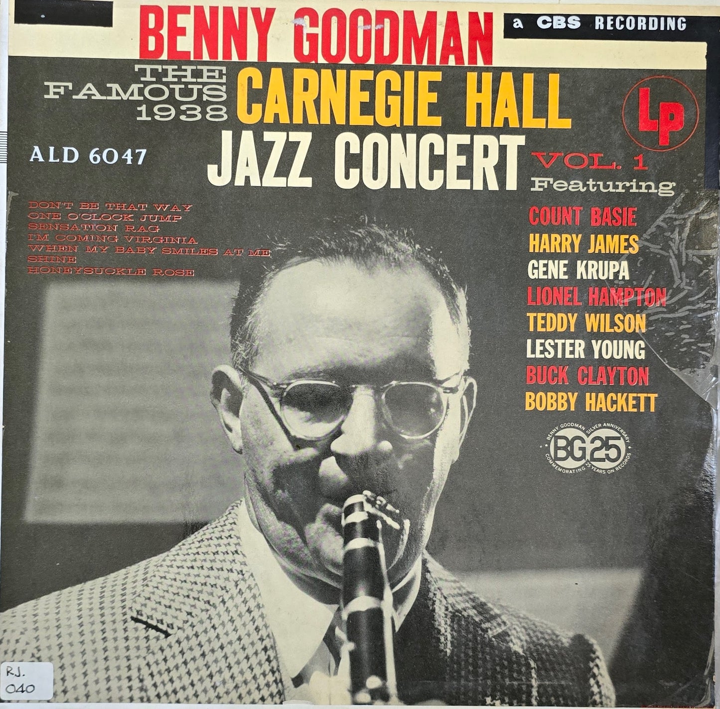 Benny Goodman – The Famous 1938 Carnegie Hall Jazz Concert Vol. 1