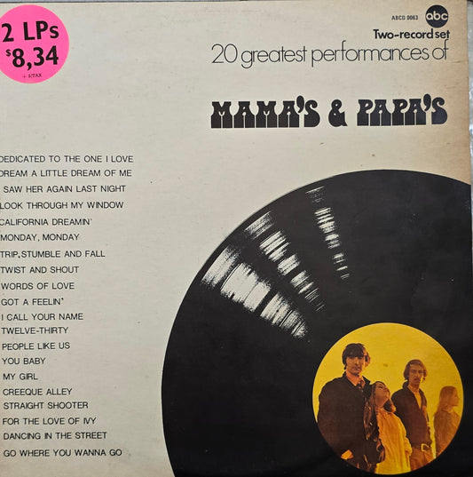 The Mamas And Papas - 20 Greatest Performances